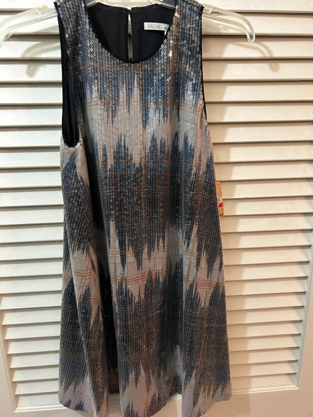 NWT Rachel Rachel Roy Women's Sparkle Sequin Shift Party Dress